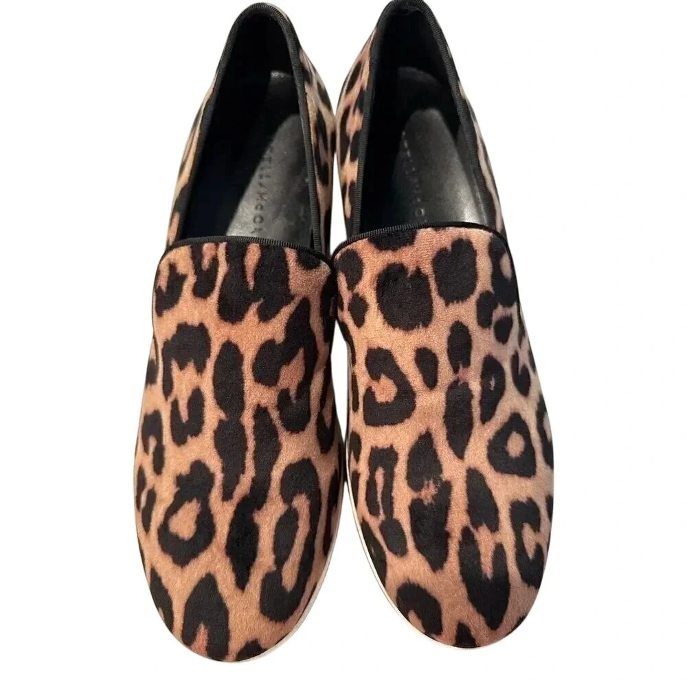 Stella McCartney Women's Leopard-Print Platform‎ Wedge Sneakers EU 40 size 10